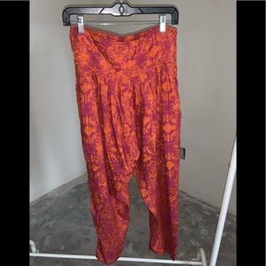 Free people, L, red & orange